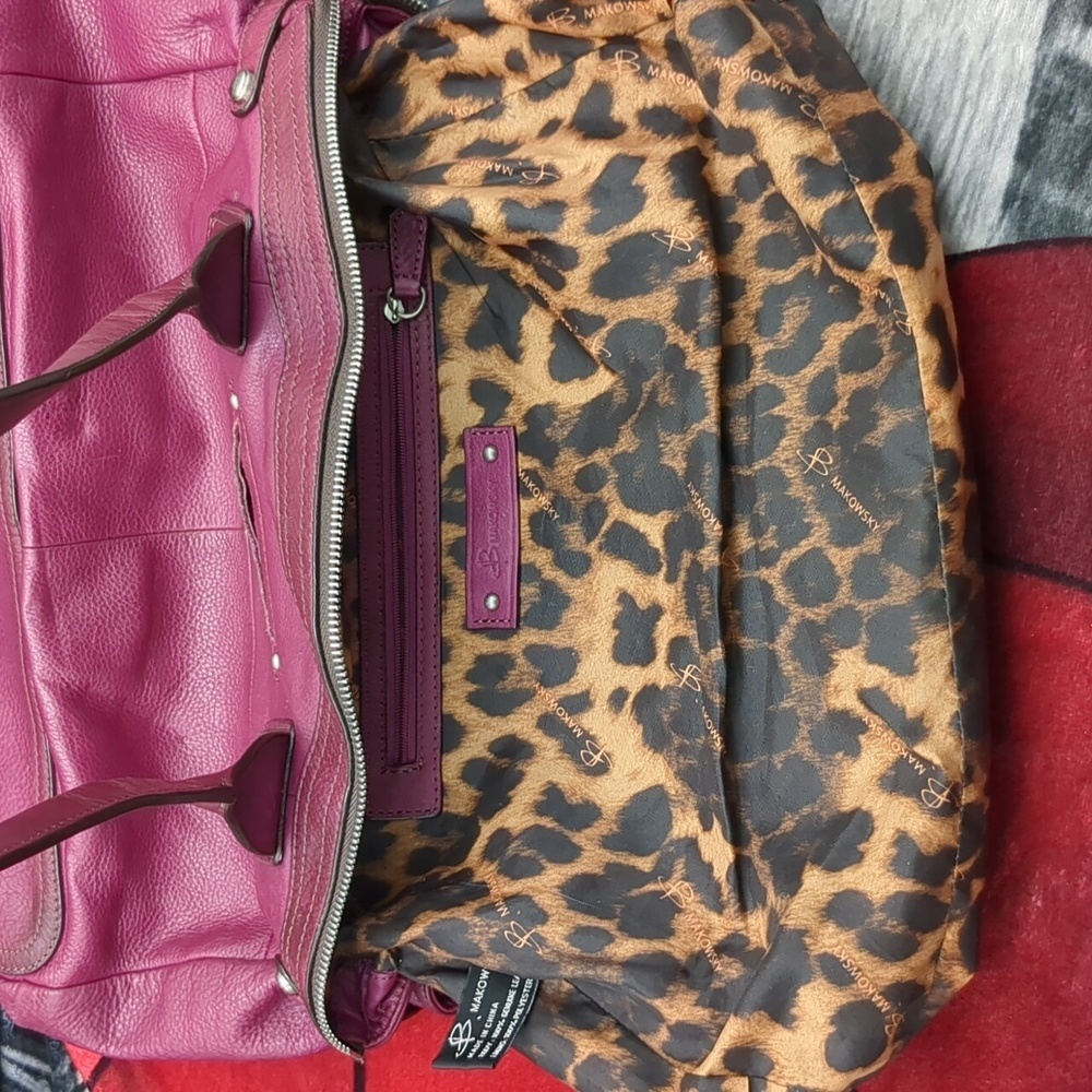 B. Makowsky purple bag - Picture 7 of 10